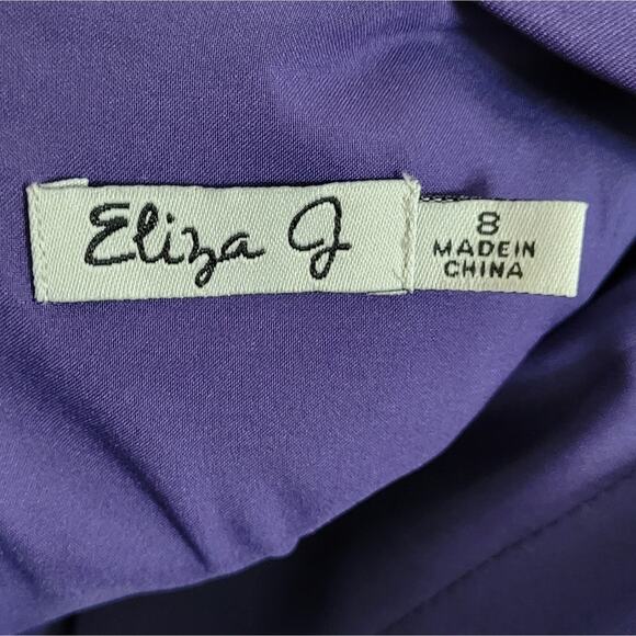 ELIZA J One-Shoulder Jeweled Sheath Dress - Picture 7 of 9